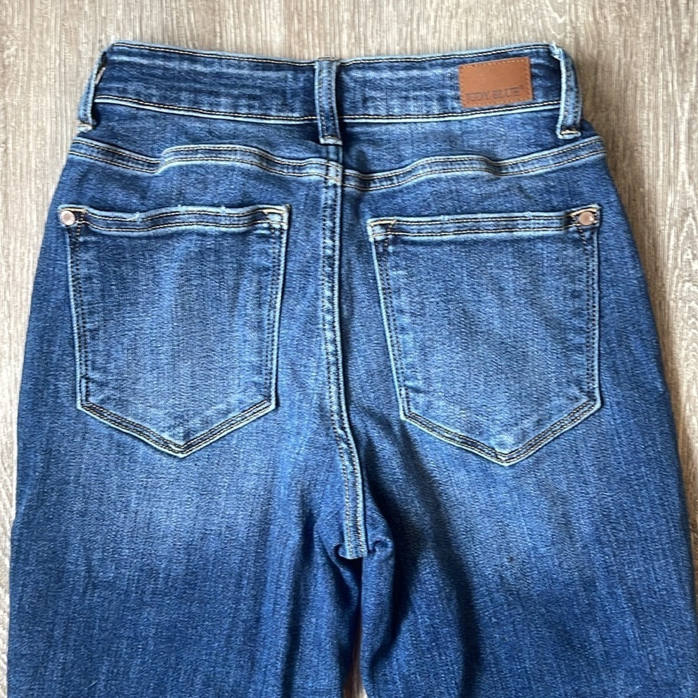 Judy Blue Skinny Jeans Blue Classic Stretch boyfriend fit size 0 or 24 denim - Picture 7 of 7
